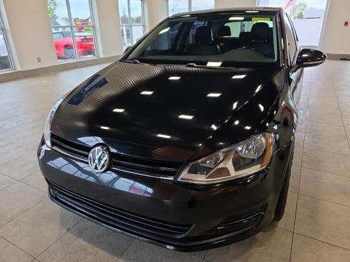 Black 2015 Volkswagen Golf TDI S 4-Door