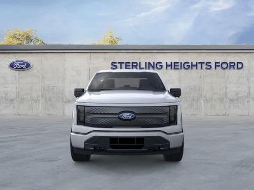 Iconic Silver Metallic 2025 Ford F-150 Lightning XLT