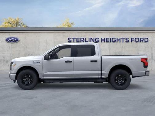 Iconic Silver Metallic 2025 Ford F-150 Lightning XLT