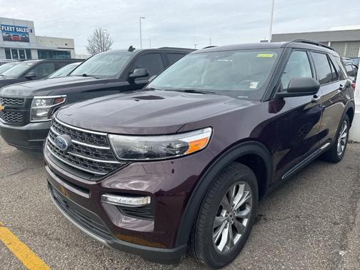 Jewel Red Metallic 2023 Ford Explorer XLT