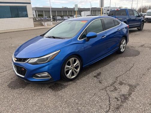Blue 2017 Chevrolet Cruze Premier