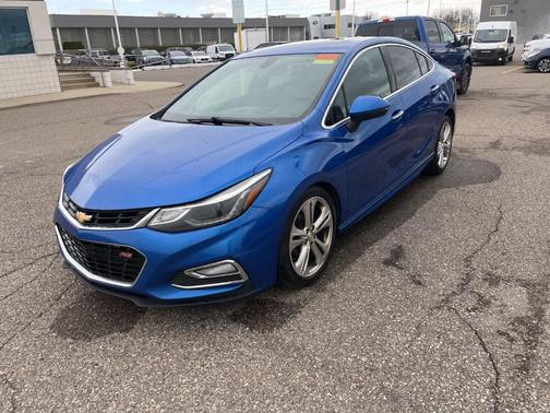 Blue 2017 Chevrolet Cruze Premier