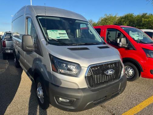 Ingot Silver Metallic 2026 Ford Transit-250 148 WB Medium Roof Cargo