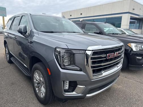 Satin Steel Metallic 2021 GMC Yukon SLT