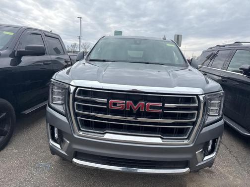 Satin Steel Metallic 2021 GMC Yukon SLT