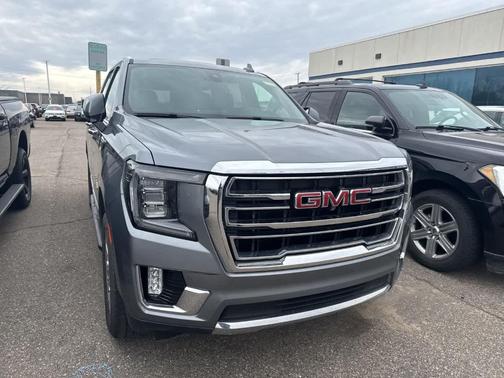 Satin Steel Metallic 2021 GMC Yukon SLT