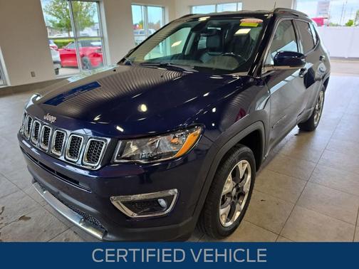 Jazz Blue Pearlcoat 2019 Jeep Compass Limited