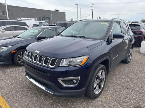 Jazz Blue Pearlcoat 2019 Jeep Compass Limited