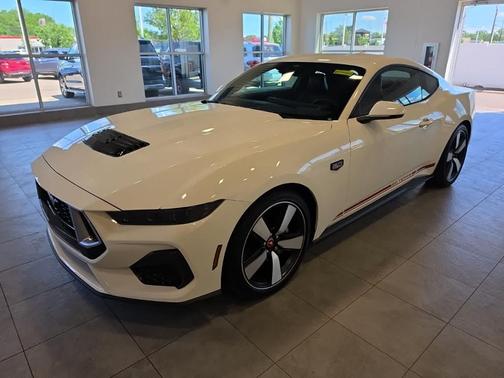 Wimbledon White 2025 Ford Mustang GT Premium