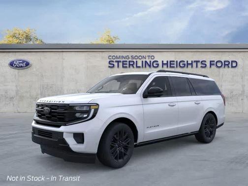 Silver 2025 Ford Expedition Max Platinum