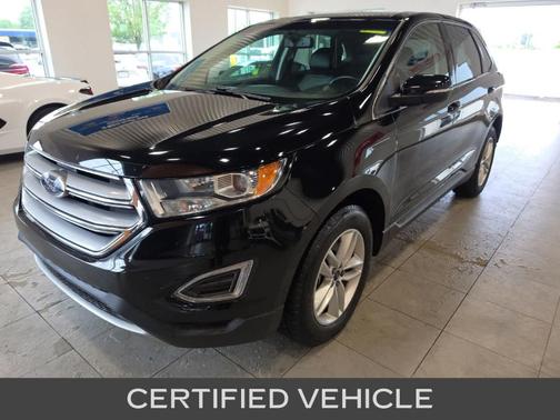Shadow Black 2017 Ford Edge SEL
