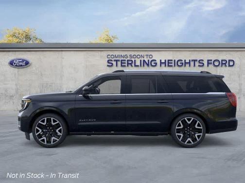 Black 2025 Ford Expedition Max Platinum