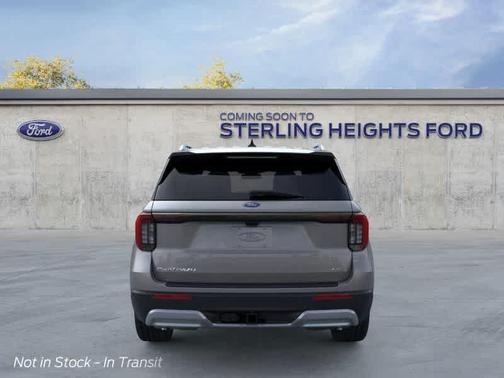 Gray 2026 Ford Explorer Platinum