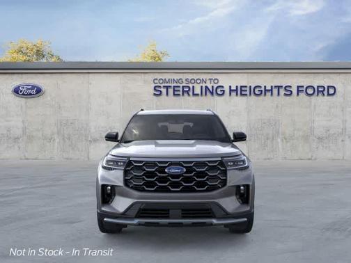 Gray 2026 Ford Explorer Platinum