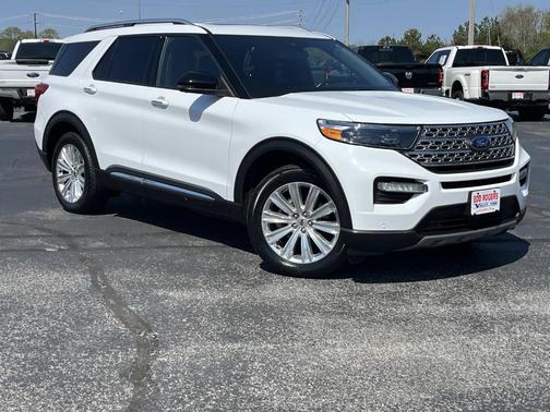 Oxford White 2020 Ford Explorer Limited