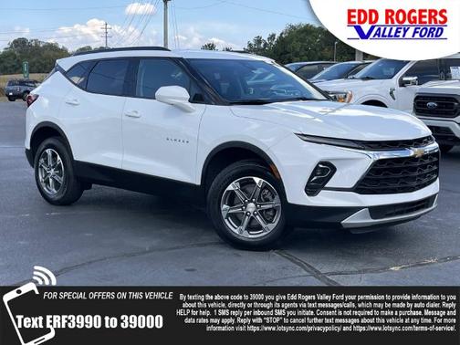 Summit White 2023 Chevrolet Blazer LT