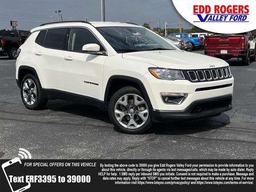 White Clearcoat 2021 Jeep Compass Limited