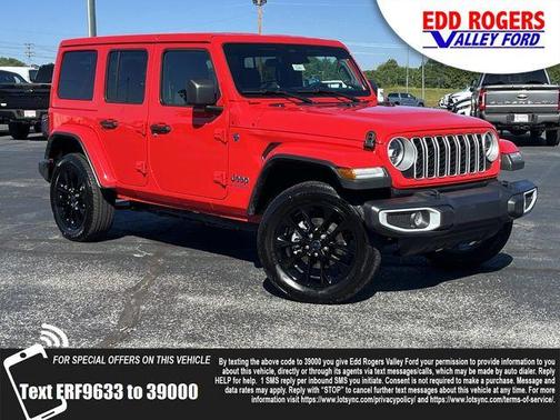 Firecracker Red Clearcoat 2025 Jeep Wrangler 4xe Sahara