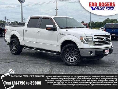 White Platinum Clearcoat Metallic 2014 Ford F-150 Lariat