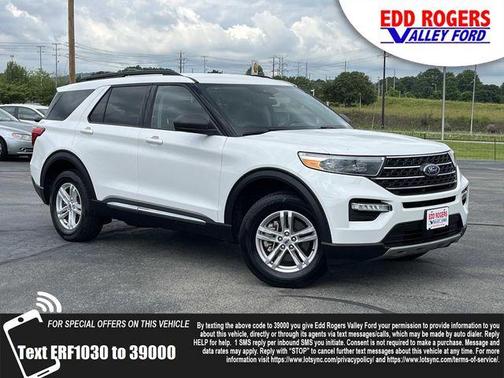 White Metallic 2023 Ford Explorer XLT