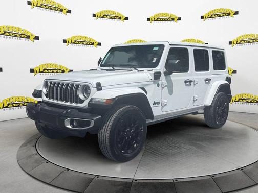 Bright White Clearcoat 2025 Jeep Wrangler 4xe Sahara
