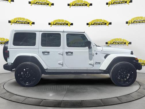 Bright White Clearcoat 2025 Jeep Wrangler 4xe Sahara