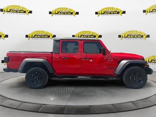 Firecracker Red Clearcoat 2023 Jeep Gladiator Sport