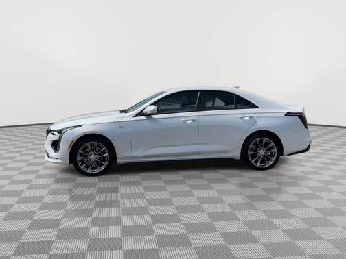Crystal White Tricoat 2020 Cadillac CT4 Sport