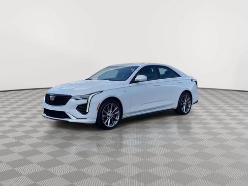 Crystal White Tricoat 2020 Cadillac CT4 Sport