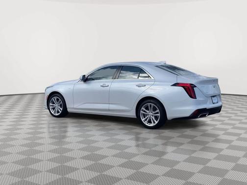 Crystal White Tricoat 2023 Cadillac CT4 Luxury