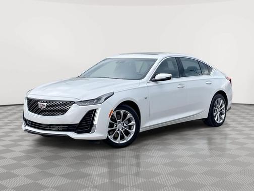 Crystal White Tricoat 2023 Cadillac CT5 Premium Luxury
