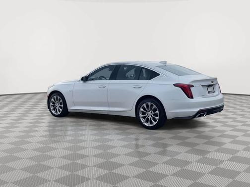 Crystal White Tricoat 2023 Cadillac CT5 Premium Luxury