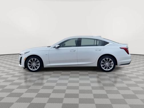 Crystal White Tricoat 2023 Cadillac CT5 Premium Luxury