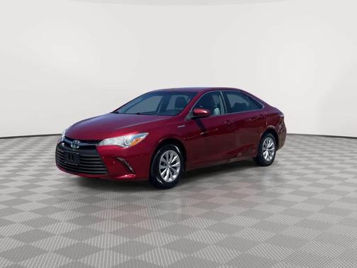 Ruby Flare Pearl 2015 Toyota Camry Hybrid LE