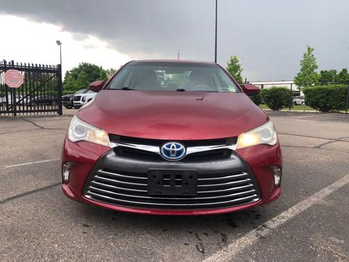 Ruby Flare Pearl 2015 Toyota Camry Hybrid LE