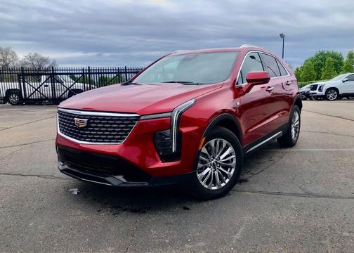 Radiant Red Tintcoat 2024 Cadillac XT4 Premium Luxury