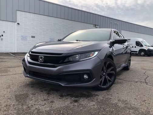 Modern Steel Metallic 2020 Honda Civic Sport