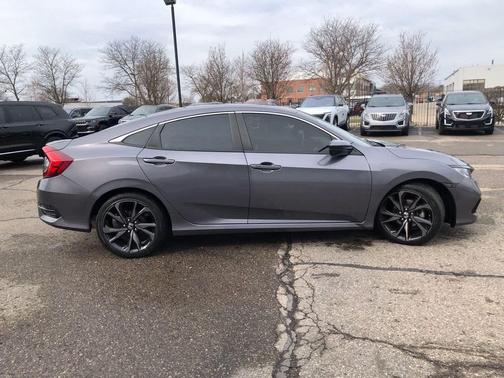 Modern Steel Metallic 2020 Honda Civic Sport