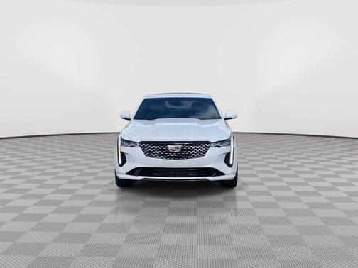 Crystal White Tricoat 2023 Cadillac CT4 Premium Luxury