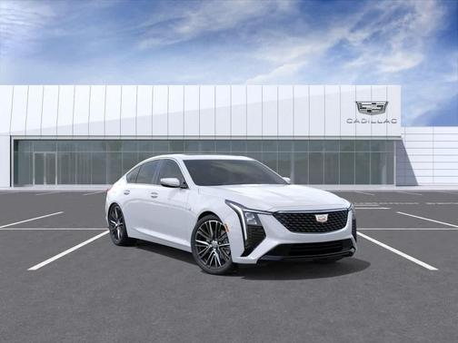 Vibrant White Tricoat 2026 Cadillac CT5 Premium Luxury