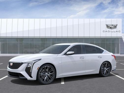 Vibrant White Tricoat 2026 Cadillac CT5 Premium Luxury