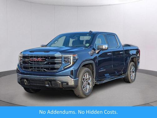 Pacific Blue Metallic 2022 GMC Sierra 1500 SLT