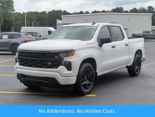 Summit White 2023 Chevrolet Silverado 1500 Custom
