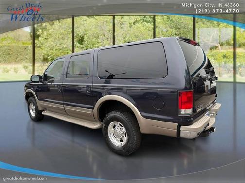 Blue 2000 Ford Excursion Limited