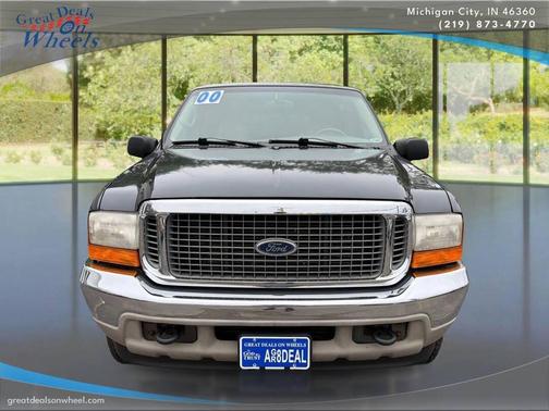 Blue 2000 Ford Excursion Limited