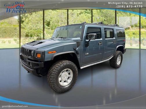 Blue 2005 Hummer H2 Base