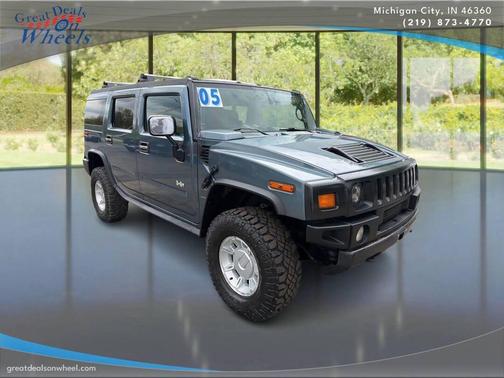 Blue 2005 Hummer H2 Base