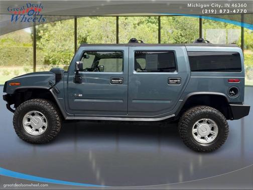 Blue 2005 Hummer H2 Base