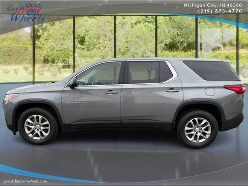 Satin Steel Metallic 2019 Chevrolet Traverse LS