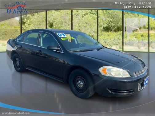 Black 2009 Chevrolet Impala Police